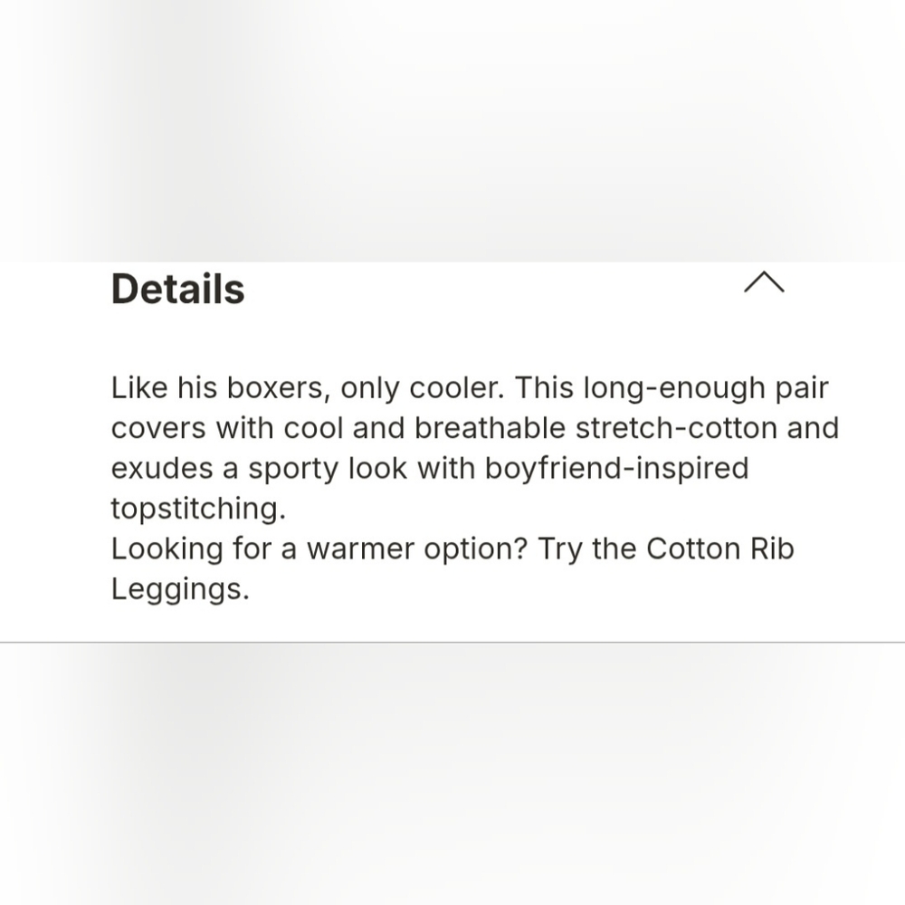 SKIMS Kyanite Cotton Ribbed Boxer- Intimate - Picture 10 of 11